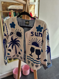 Jasje Summer Cotton Cin Cin White/Blue