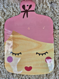 Melamine Serving Board in Lady Shape Pink