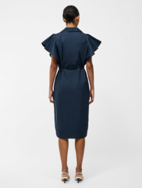 Cambria Cotton Belted Dress Navy 71YPR