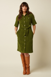 Kate Dress Baby Cord Posey Green 10751