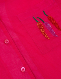 Bowling Blouse Beetroot Purple