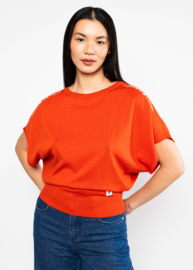 Picnic Friend Dream in Red Knit