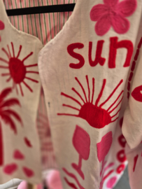 Jasje Summer Cotton Cin Cin White/Red