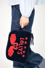 Tuthie Clutch Bag Dark Blue