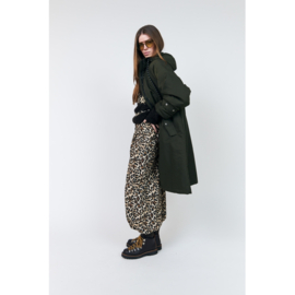 Shea Coat Long Dark Green