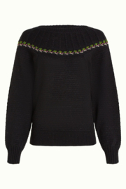 Azzurra Yoke Top Carrasco Black 09829