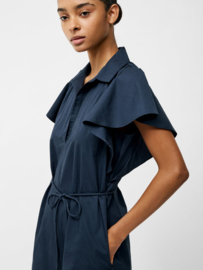 Cambria Cotton Belted Dress Navy 71YPR