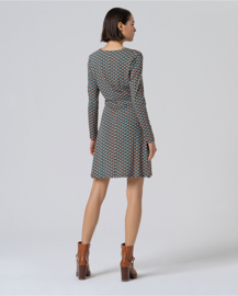 Short Elastic Crossover Dress Bottle Green 555OMFO01712