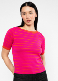 Pretty Preppy Pink Picnic Parade Stripe