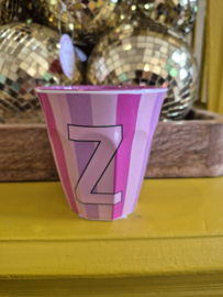 Medium Alphabet Cup Z (r) Stripes