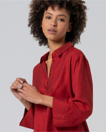 Oversize Bell Sleeve Shirt Light Tile 555LIVO124