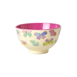 Melamine Small Bowl Butterfly Print