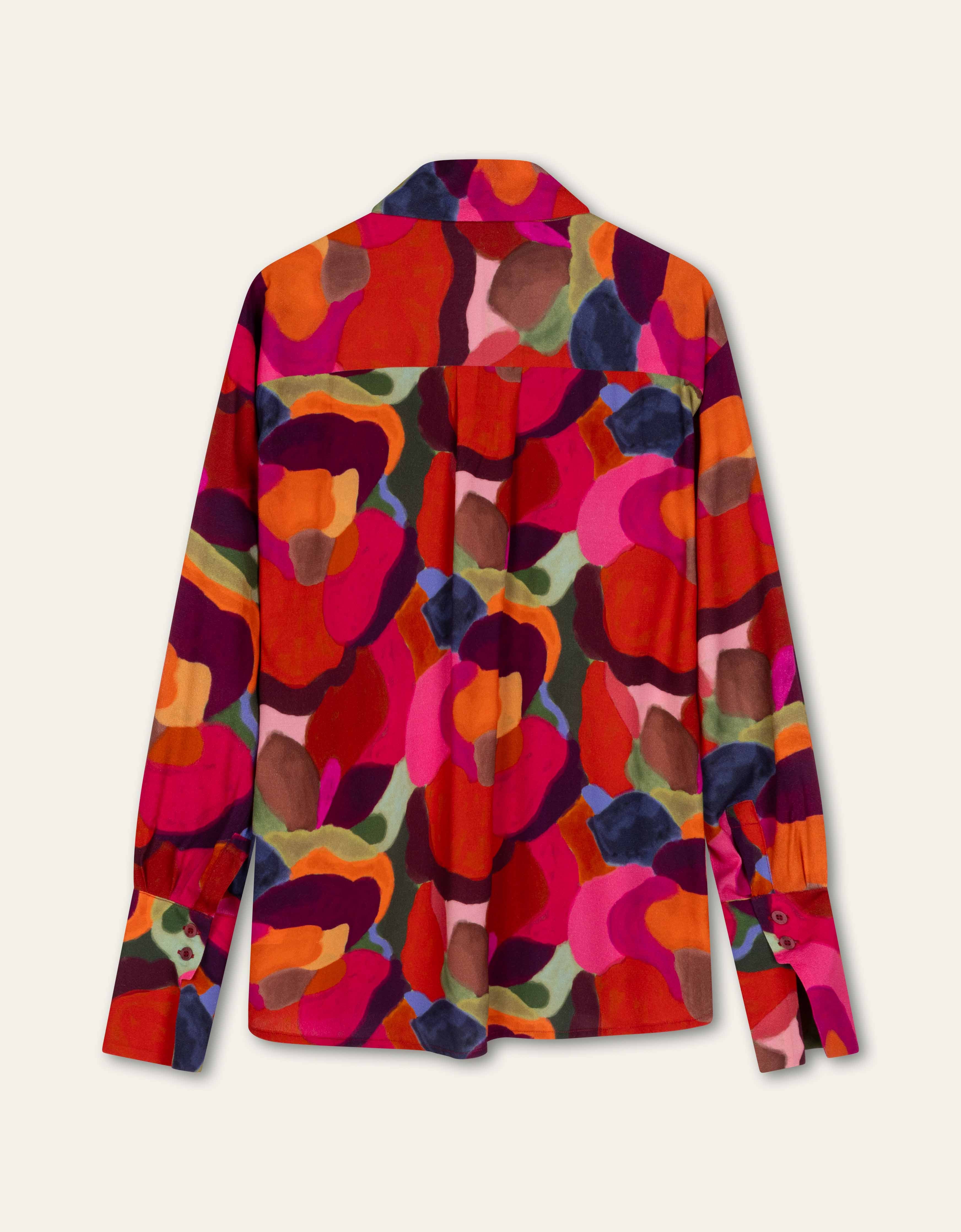 Bloem Woven Blouse Ruma Red