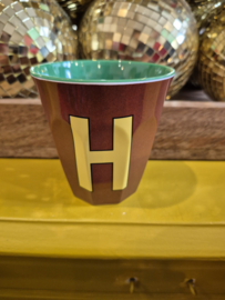 Medium Alphabet Cup Plain H (b)