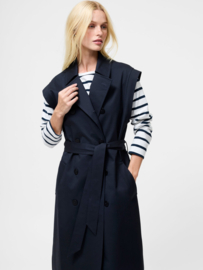 Danby Sleeveless Trenchcoat Navy