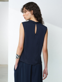 Damasco Airflow Top New Navy