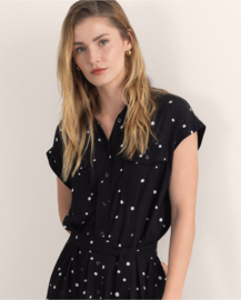 Polka Dot Short Shirt Dress 525MABU722
