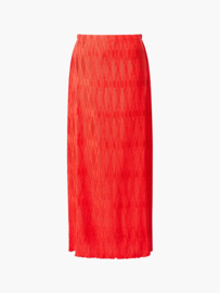 Moira Pleated Skirt Scarlet Red 73YBL