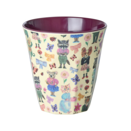 Melamine Medium Cup Bordeaux - Nathalie Léte Print