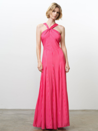 Clarisa Stripe Damasco Dress