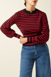 Flavia Top Berry Chili Red