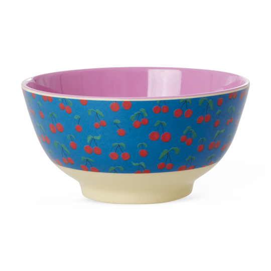 Melamine Medium Bowl Cherry Love Print