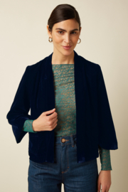 Noor Jacket Gamine Evening Blue
