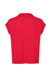 Finn Knit Vest Red