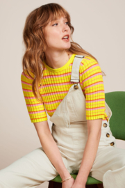 Agnes Rib Top Neon Yellow 09654-095