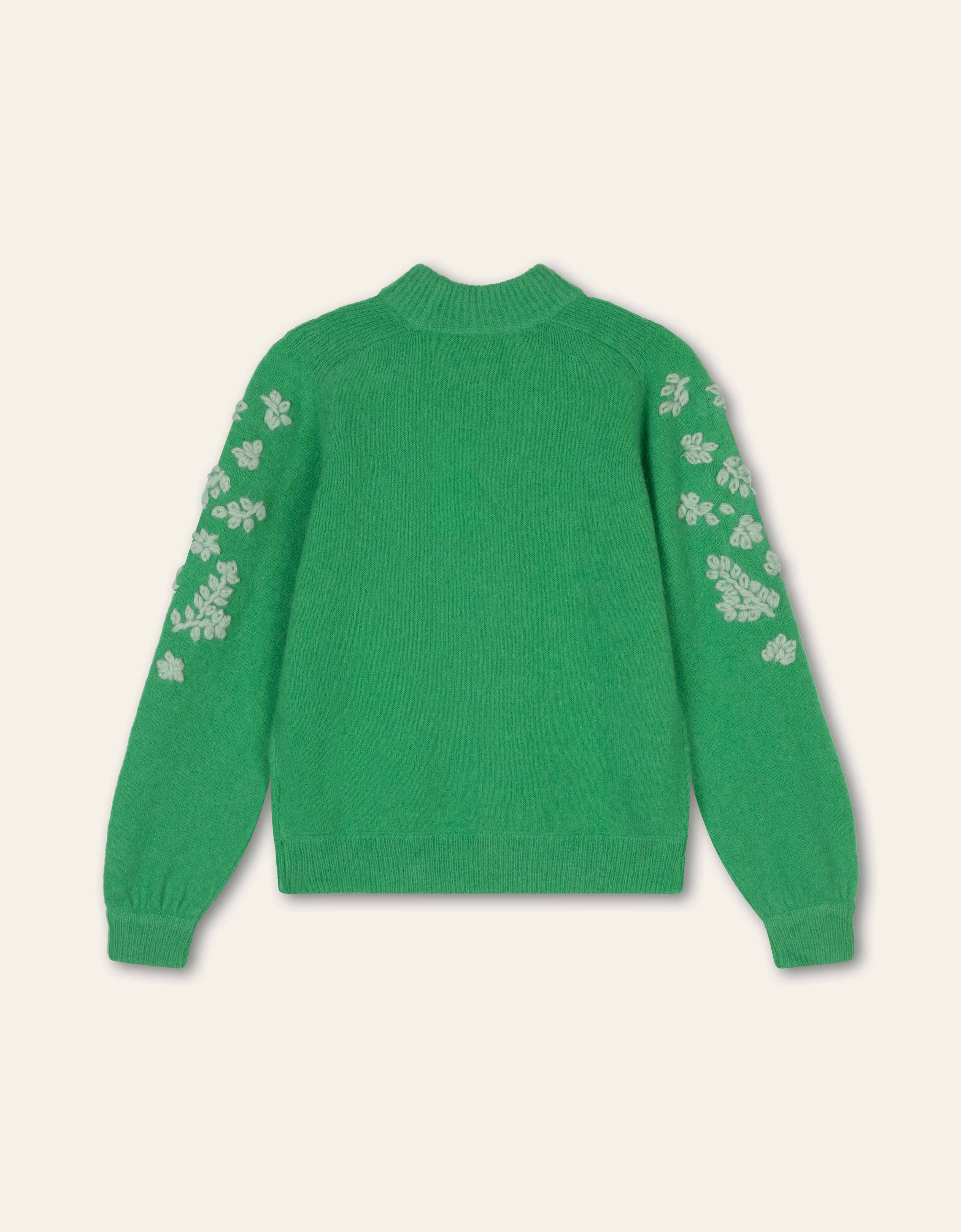Keesje Knitted Turtle Pullover Irish Green