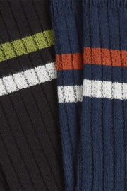 Socks 2-Pack Leaf Black