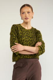 Nuriette Leo Pullover Calla Green