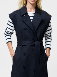 Danby Sleeveless Trenchcoat Navy