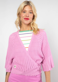 LAATSTE Fairy Wrap Heliotrope Lavender Knit 001251-140-01554 MAAT L