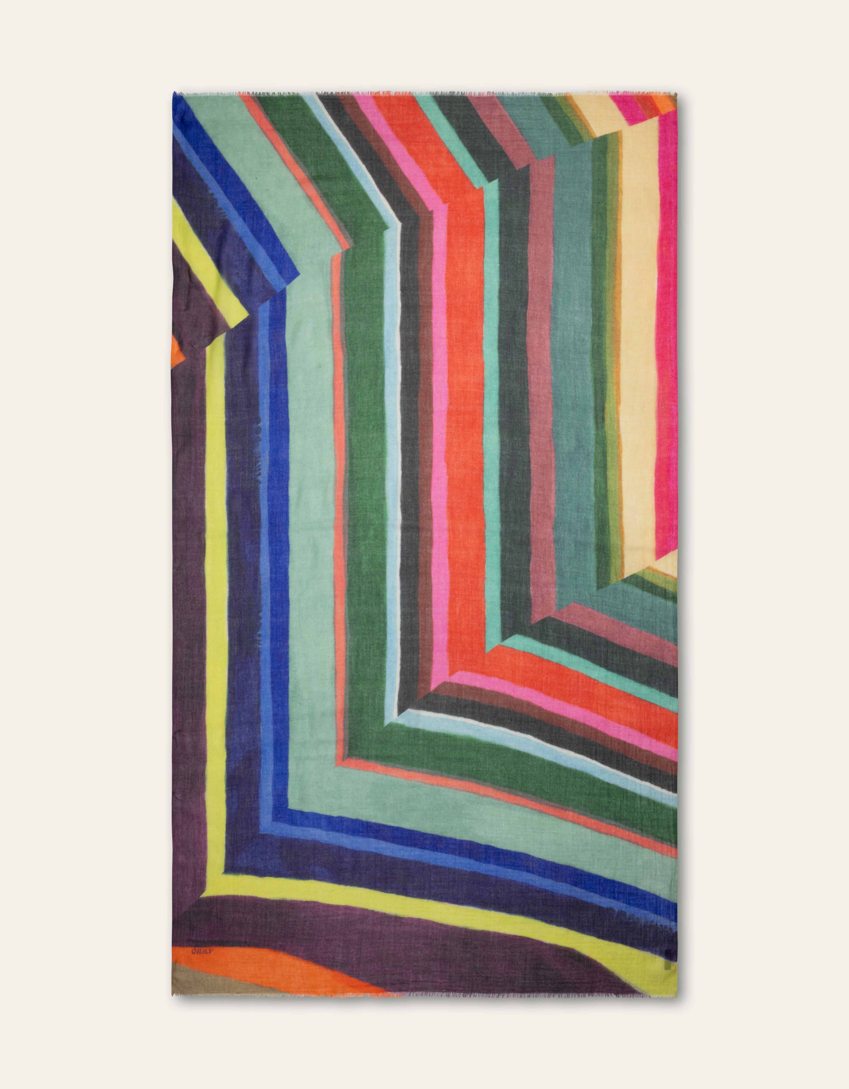 LAATSTE Anella Woven Scarf Partiot Blue