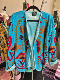LAATSTE Jasje Turquoise Velvet