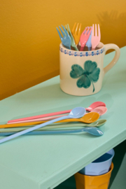 Melamine Cake Forks All you need is Love and... Colors