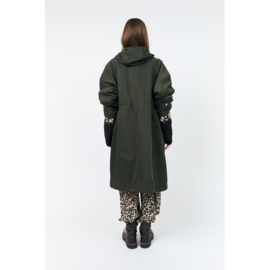 Shea Coat Long Dark Green