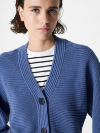 Tonia Knit V Neck Cable Sleeve Cardigan