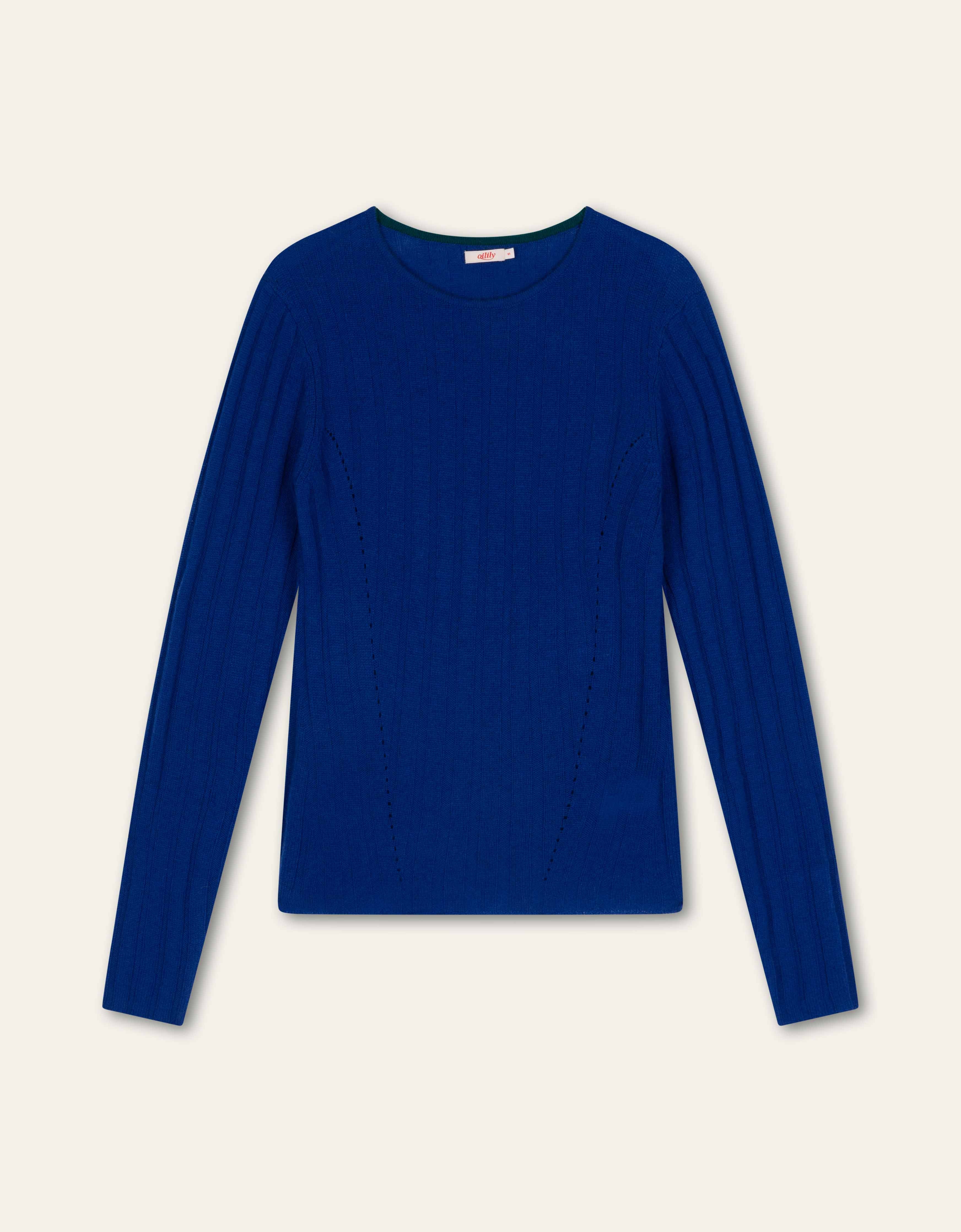 Katrien Knitted V Pullover Mazarine Blue