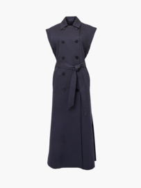 Danby Sleeveless Trenchcoat Navy