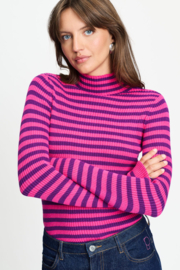 Pullover Riley Striped Pink Purple