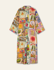 Deepali Sleeves Dress Almond Oil