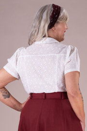LAATSTE That Same Old Favorite Blouse Broderie Anglaise MAAT 44