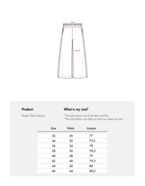 Please Check Pants Mazarine Blue