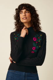 Nilde Top Moss Black