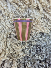 Melamine Cup Medium Stripe Delight
