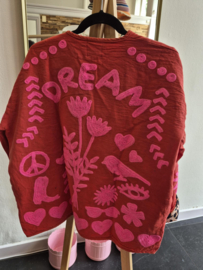 LAATSTE Jasje Dream Red Summer Cotton