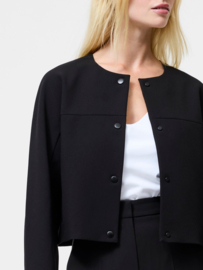 Jaiden Tailored Cropped Jacket Black