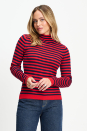 Pullover Riley Striped Rouge Blue